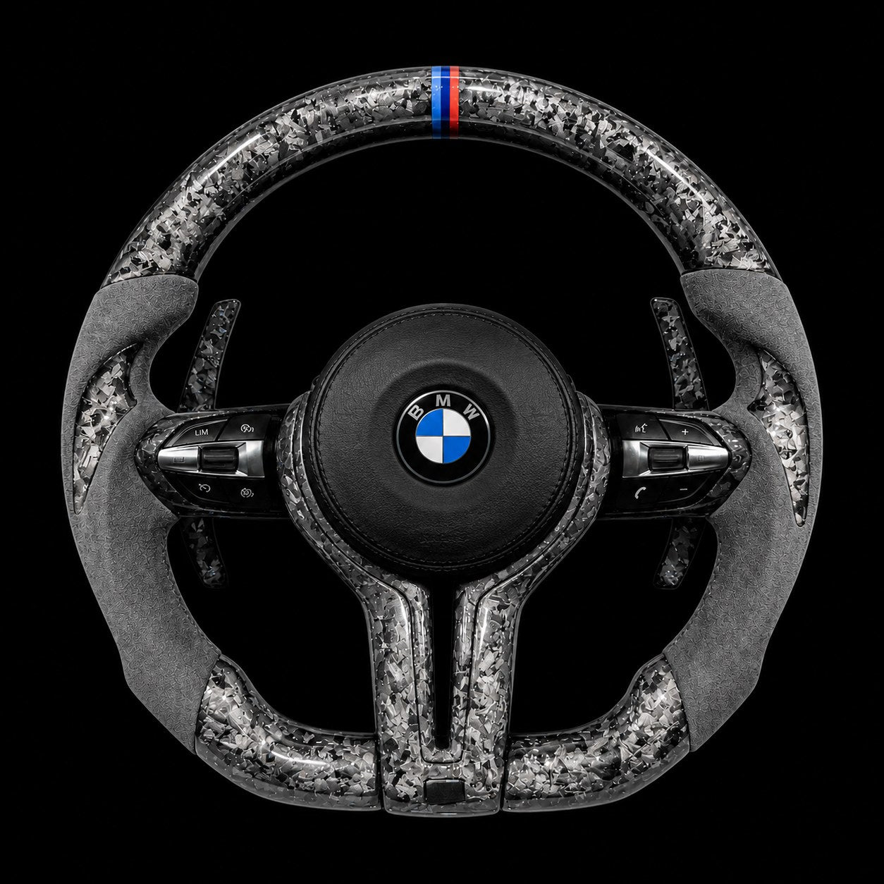 REVMODE steering wheel — Silver forged